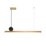 Подвесной светодиодный светильник G51212/1L BK GD