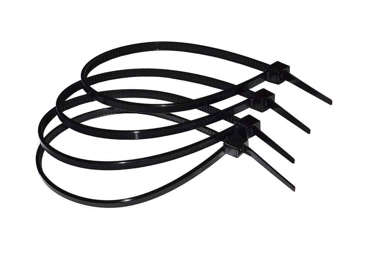 Кабельная стяжка 8х350чер.