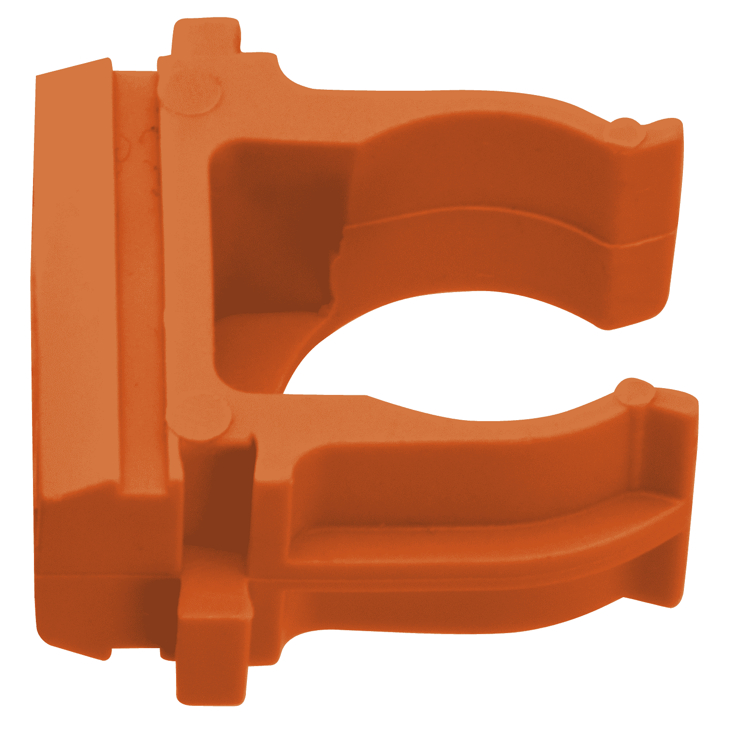  крепеж-клипса для трубы 16 мм оранжевая 