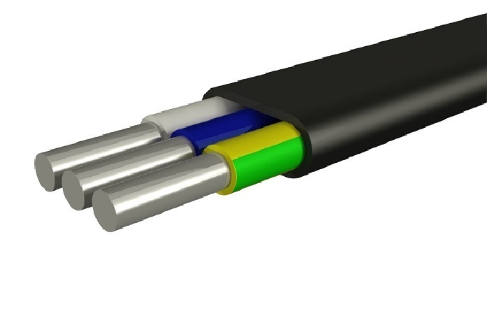  АВВГ 3х4 (ГОСТ)-кабель силовой алюмин.дв.изол.ПВХ