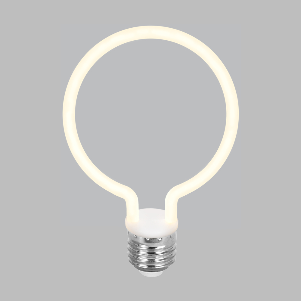 Декоративная контурная круглая лампа Decor filament 4W 2700K E27