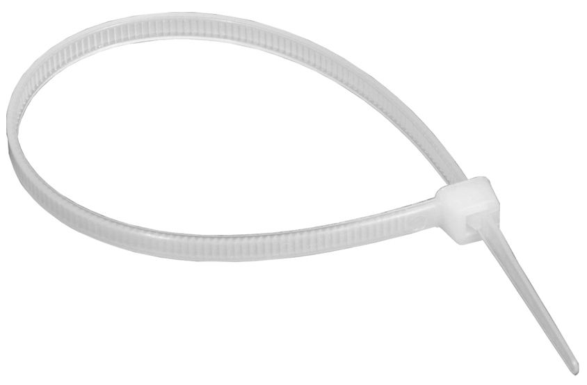 Кабельная стяжка разъёмная 7,5х200 бел.