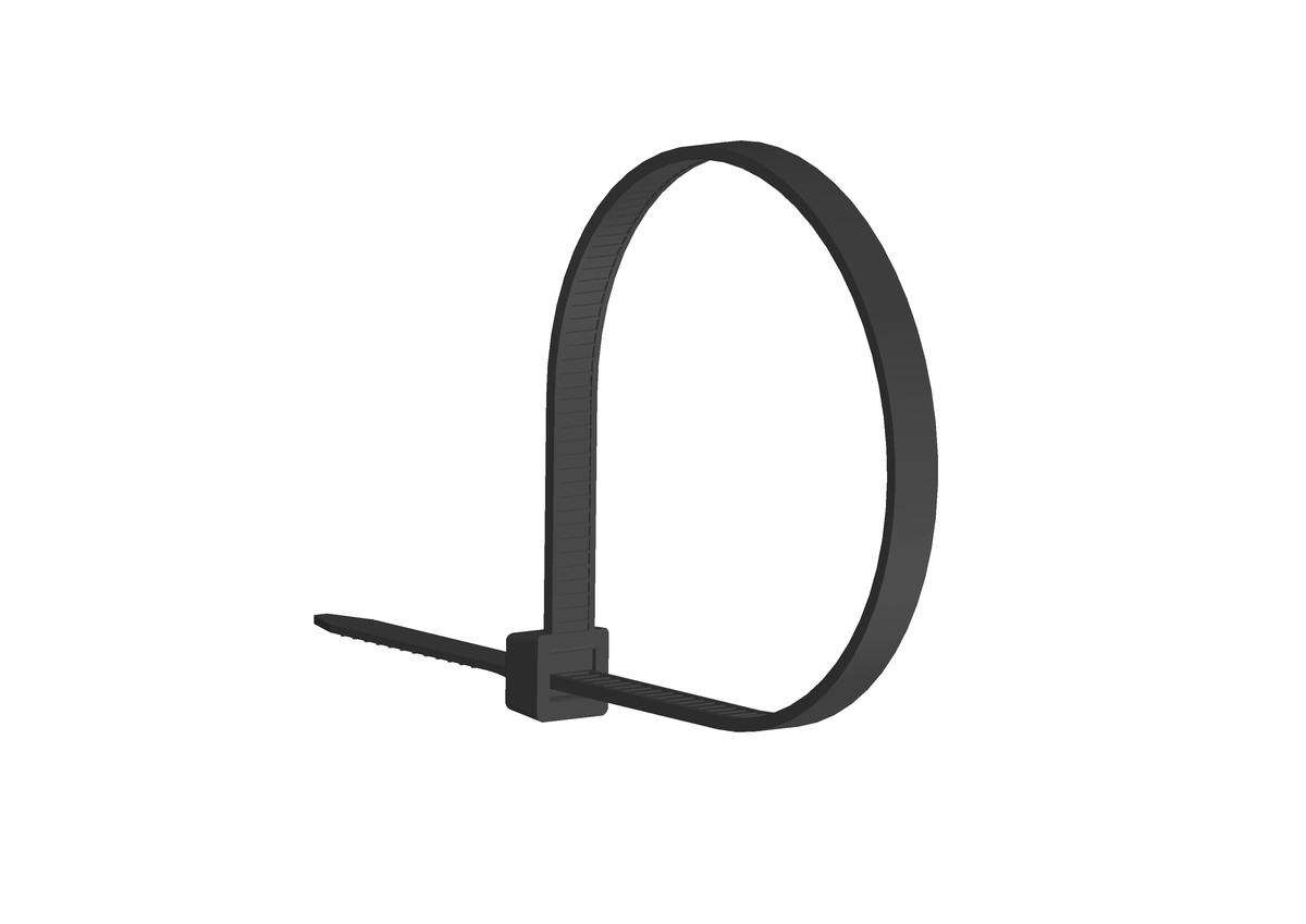 Кабельная стяжка 4х150чер.