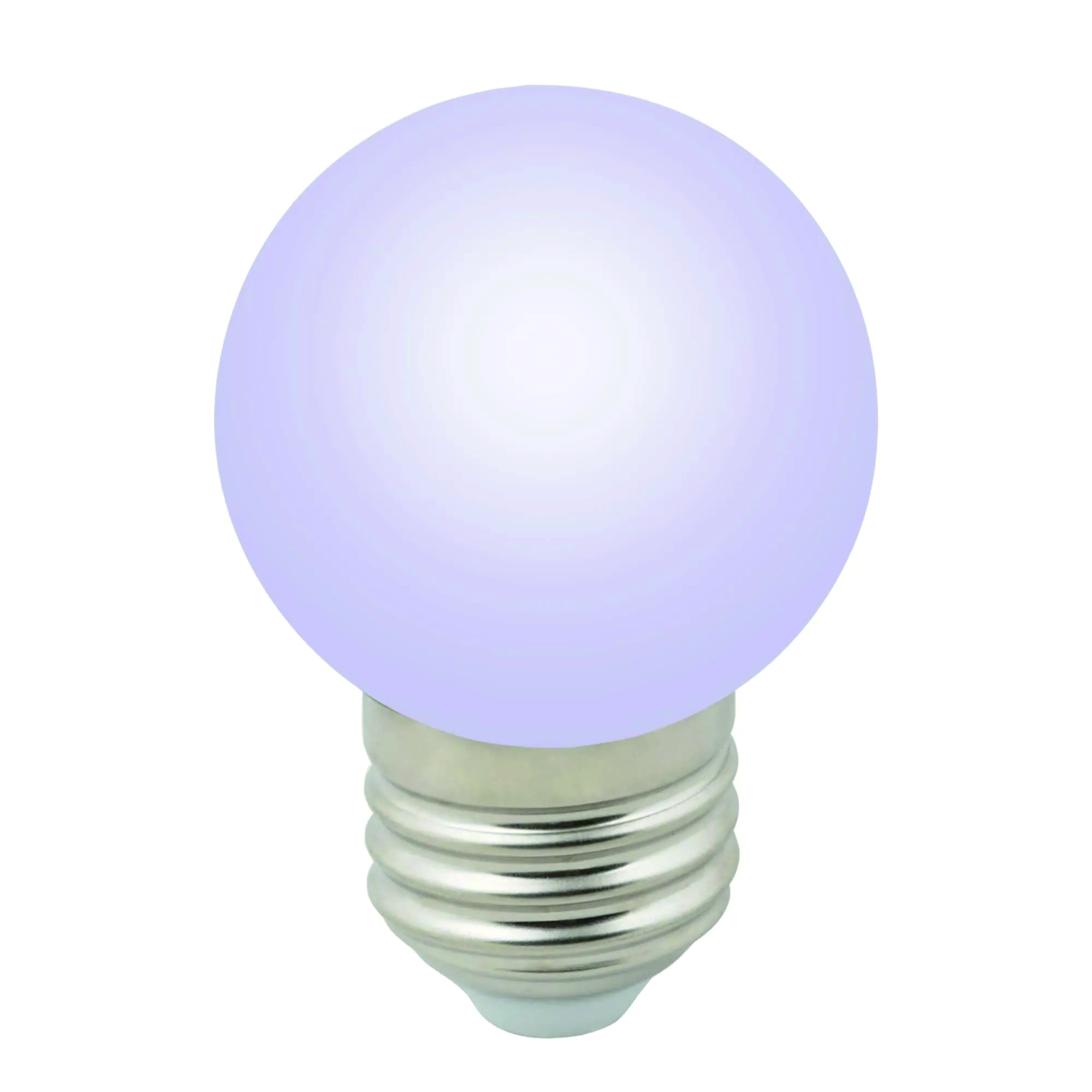 LED-G45-1W/RGB/E27/FR/С Лампа декоративная светодиодная. Форма "шар", матовая. Цвет RGB.ТМ Volpe.