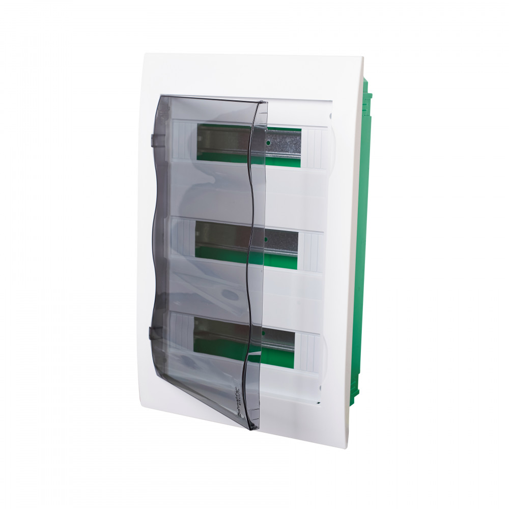 Шкаф встраиваемый с прозрачной дверью 3 ряда/36 модулей Easy9 Schneider Electric